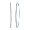 Diamond Hoop Threader Earrings In White Gold-SHEF075854 - Jewelry by Johan