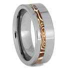 Tungsten Ring With Copper And Silver Mokume Gane - Jewelry by Johan