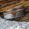 Unique Meteorite Wedding Band