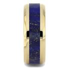 Solid Gold Lapis Ring for Man