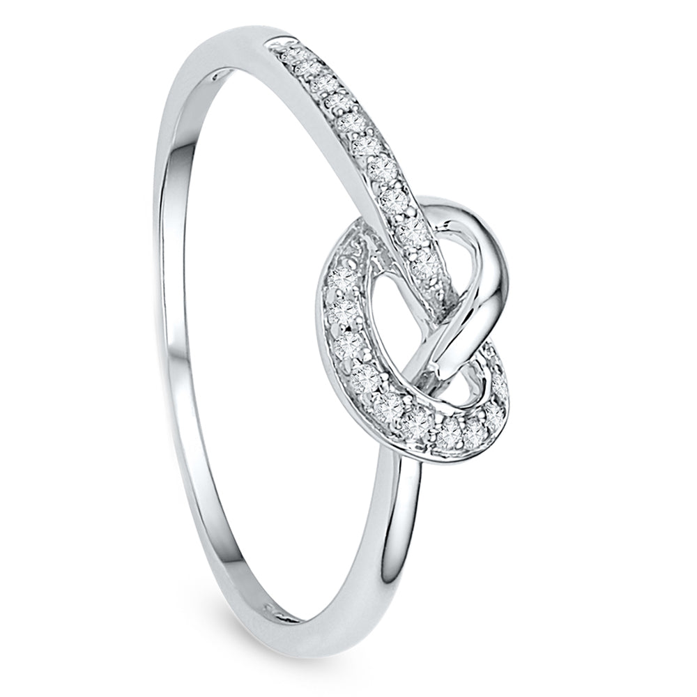 Solid 14k Gold Love Knot Promise Ring – brightsmith