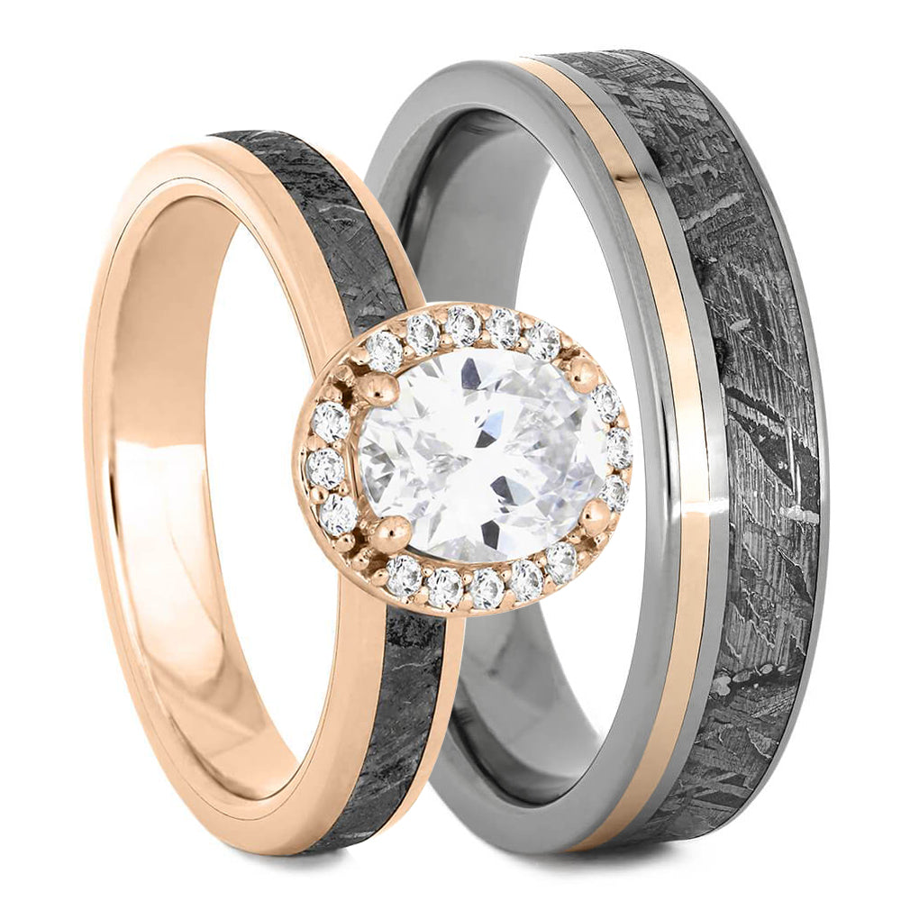 Custom Diamond Ring Guard with White Gold | Jewelry by Johan - 11.25 / 14k  Rose Gold - Jewelry by Johan