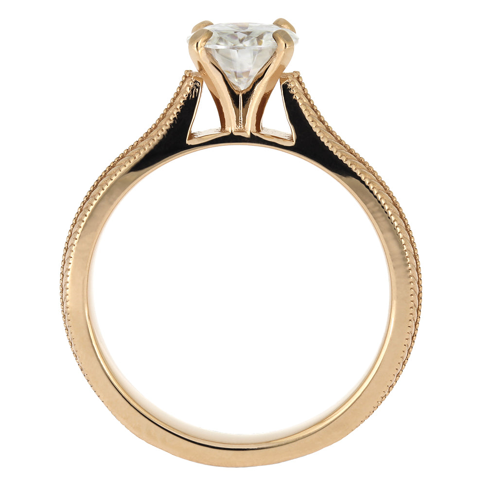 Solitaire Engagement Ring in Rose Gold