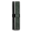 Green Jade & Black Obsidian Men's Wedding Band - Jewelry by Johan