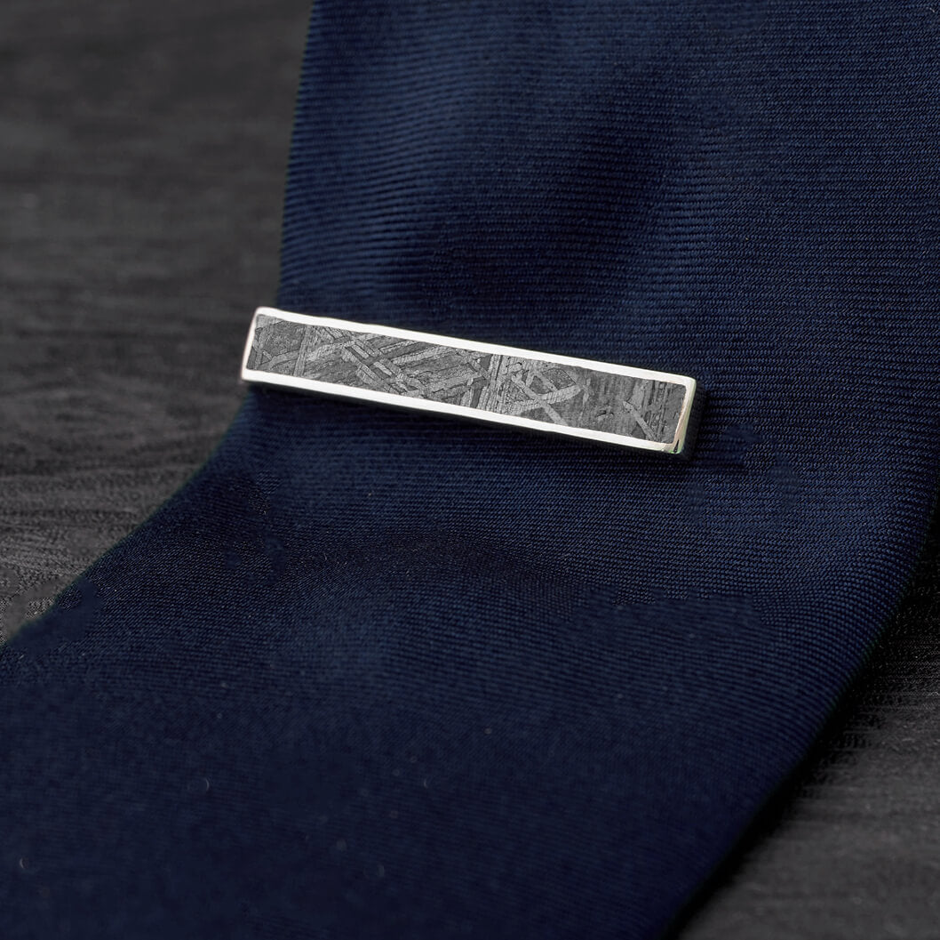 Star Struck Gift Set - Meteorite Cuff Links And Tie Clip Bundle-4036 - Jewelry by Johan