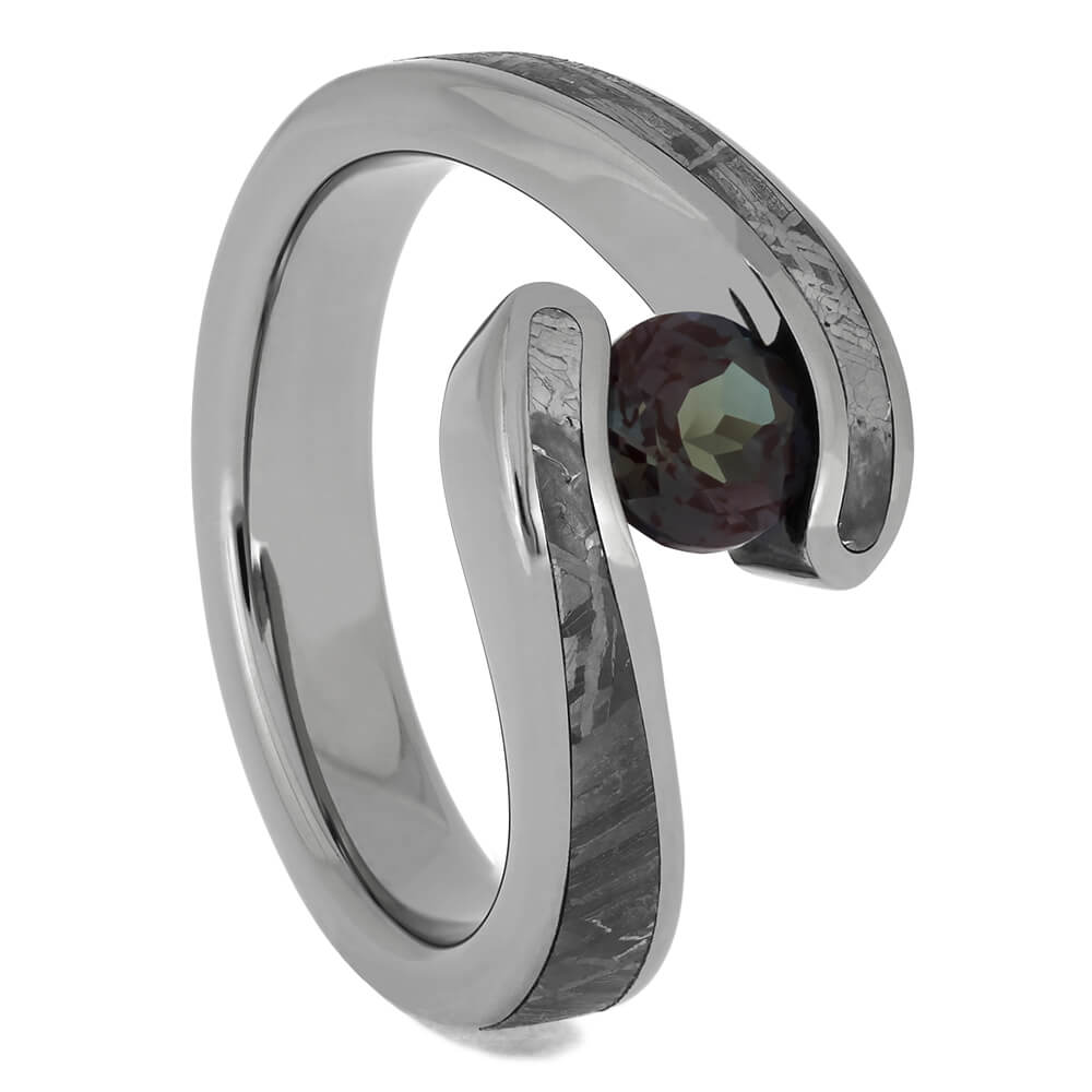 Titanium Tension Engagement Ring for Women