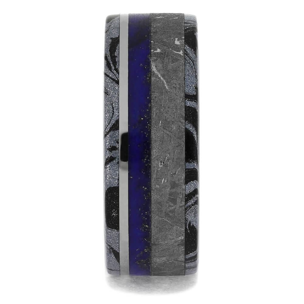 Authentic Meteorite Jewelry with Lapis