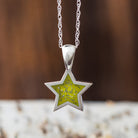 Yellow Stardust™ Star Necklace in Sterling Silver-2425-YE - Jewelry by Johan