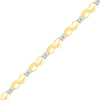 Yellow Gold Diamond Infinity Bracelet