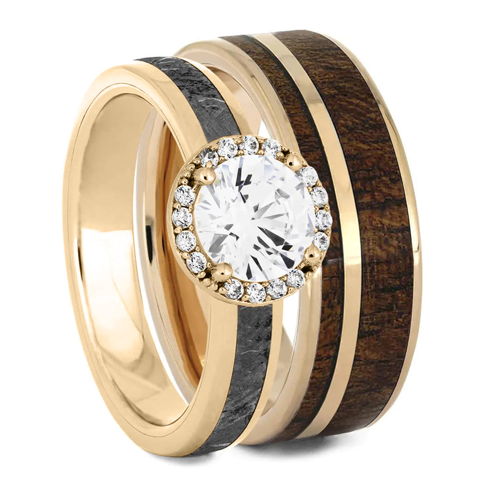 His and Hers Matching Wedding Rings