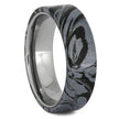Men's Wedding Band with Cobaltium Mokume Overlay-2653 - Jewelry by Johan