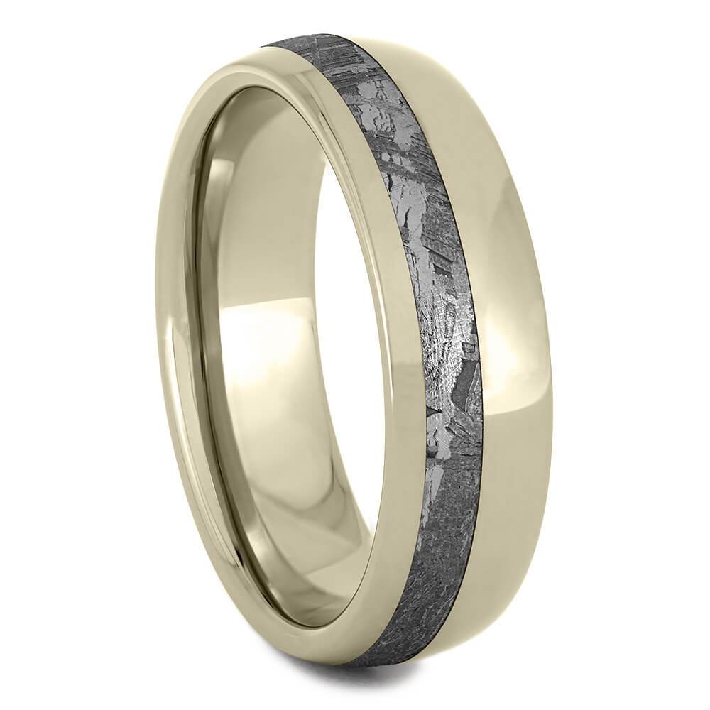 Solid Gold Meteorite Men's Wedding Band-2638 - Jewelry by Johan