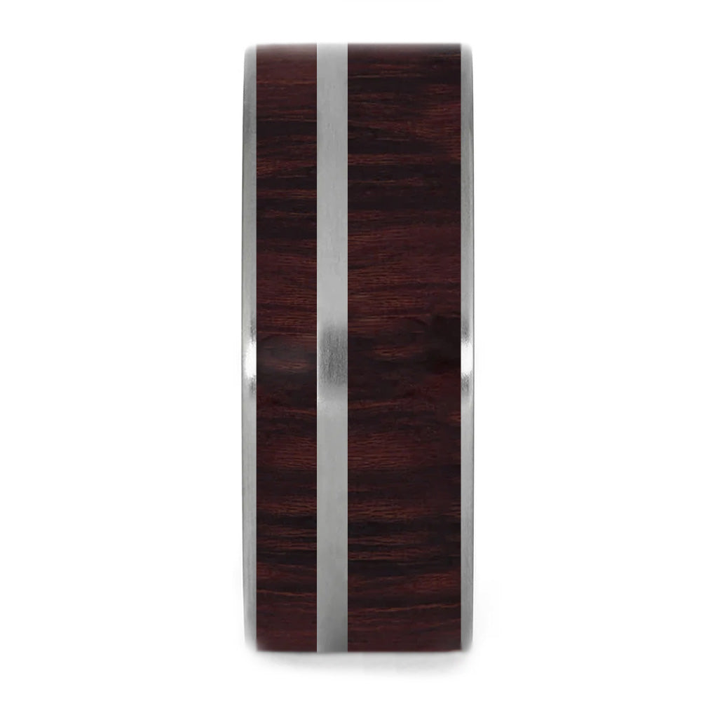 Ruby Redwood Men's Wedding Band