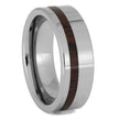 Tungsten Honduran Rosewood Men's Wedding Band - Jewelry by Johan
