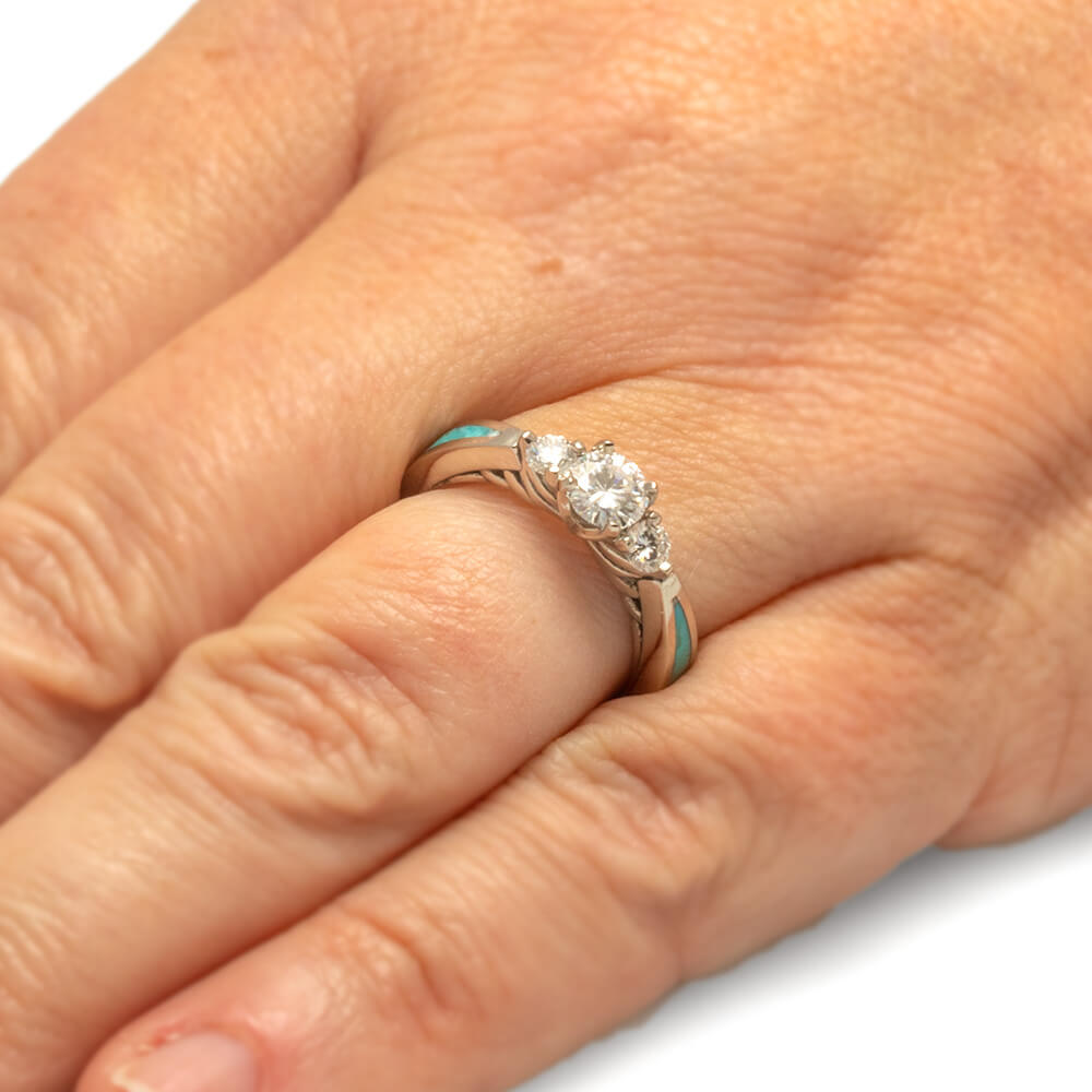 Turquoise Engagement Ring