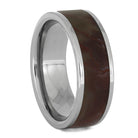 Petrified Wood Ring in Titanium Band - Jewelry by Johan