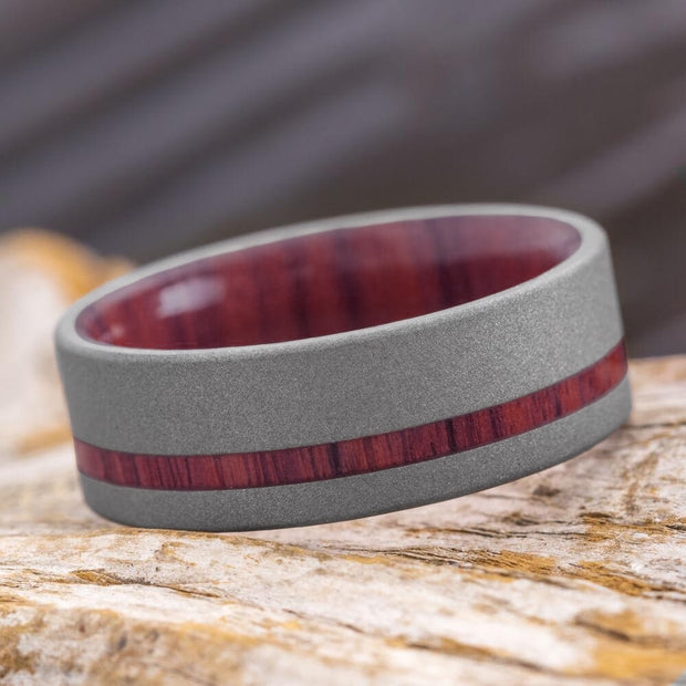 Masculine Wood Men's Rings