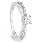 Diamond Engagement Ring in Sterling Silver-SHRP010581-SS - Jewelry by Johan