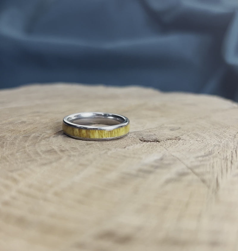 Thin, Wood Wedding Band