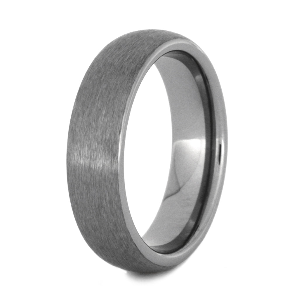 Tungsten Wedding Band With Satin Finish-2786 - Jewelry by Johan