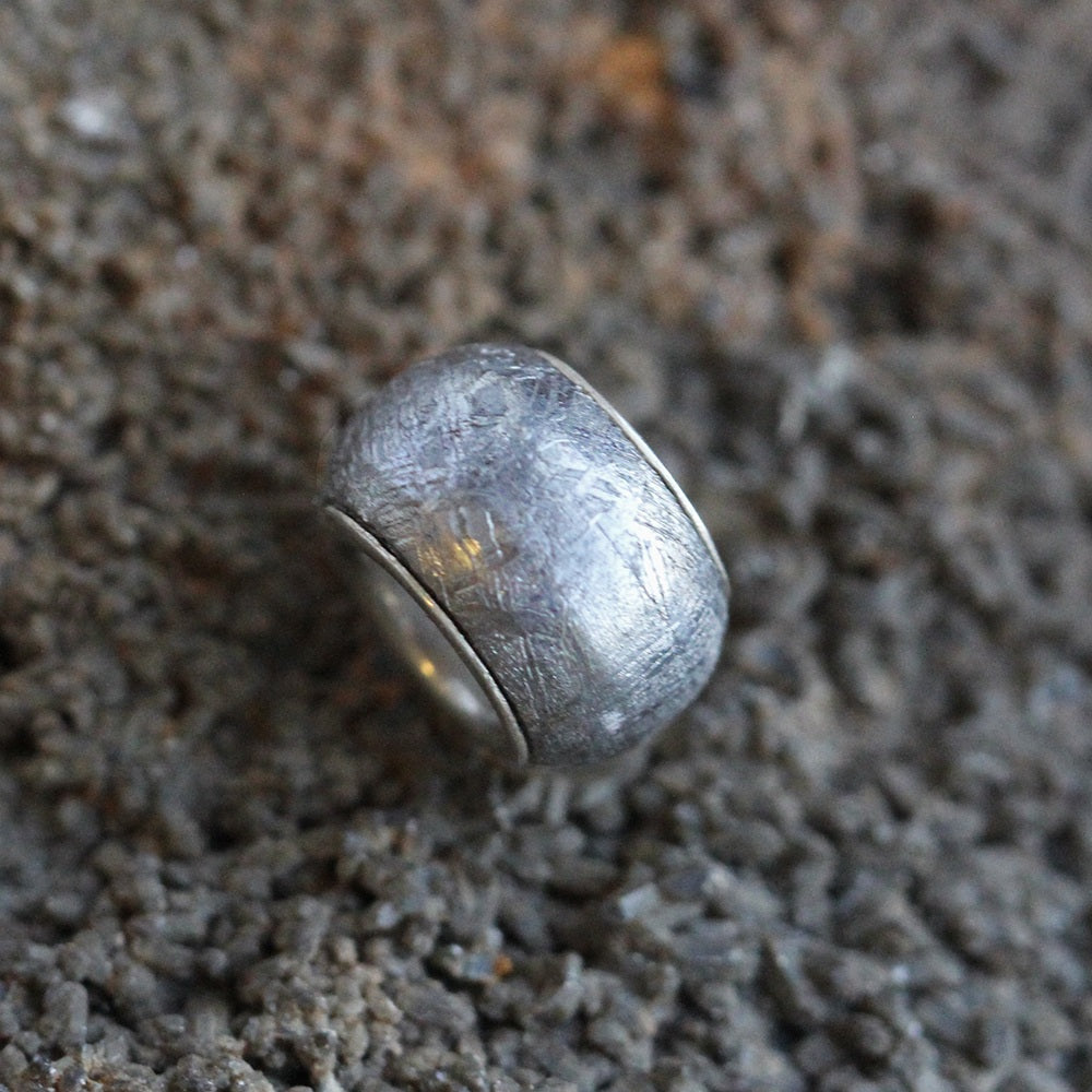Authentic Meteorite Charm Bead