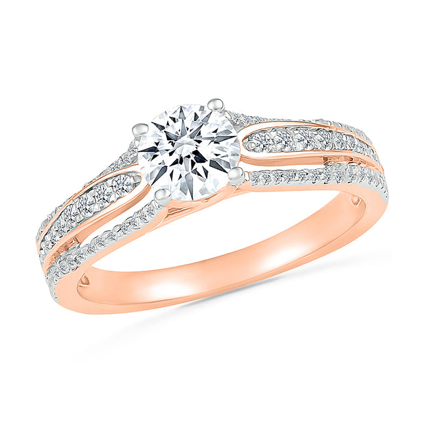 Rose Gold Engagement Ring