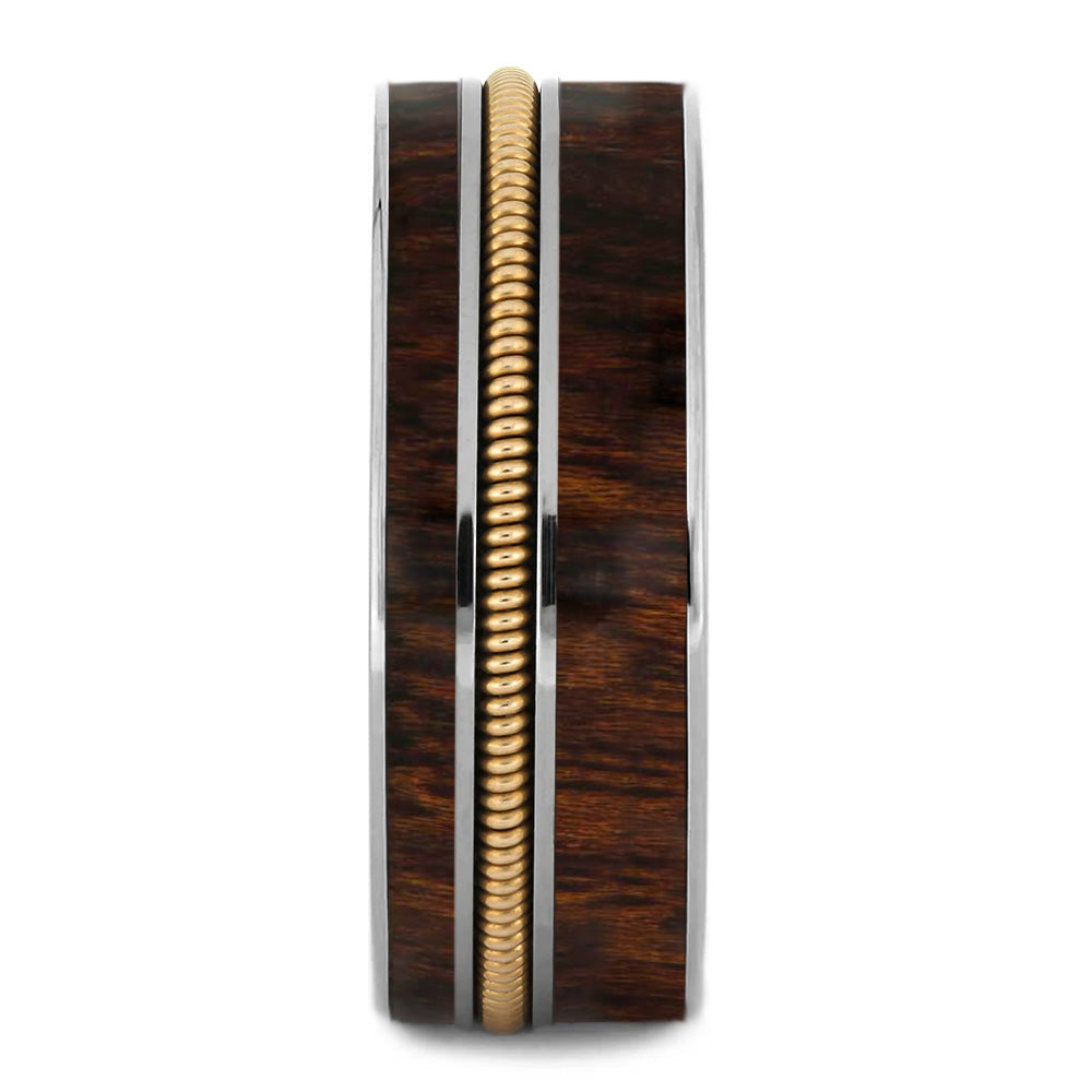 Guitar String Men's Wedding Band