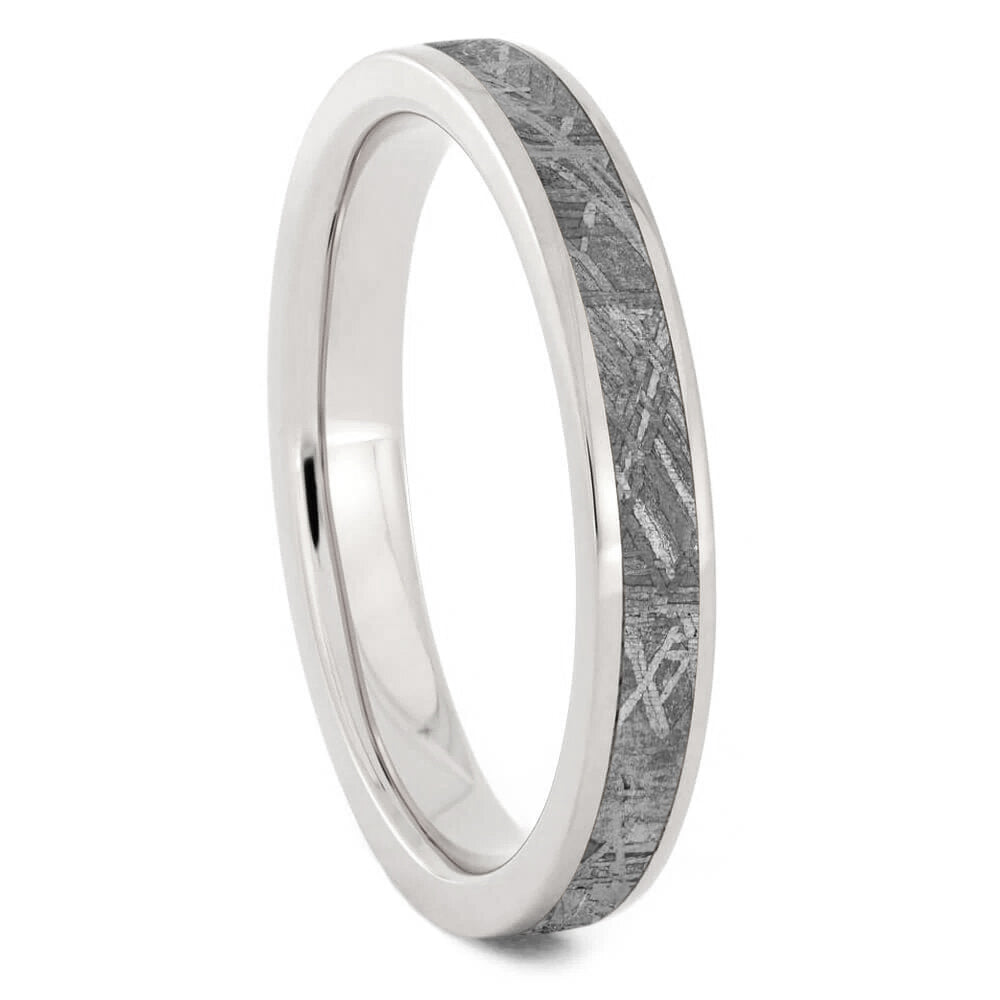 Genuine Meteorite Women's Wedding Band - Unknown - Send Ring Sizer First