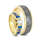 Unique Gold Wedding Ring Set