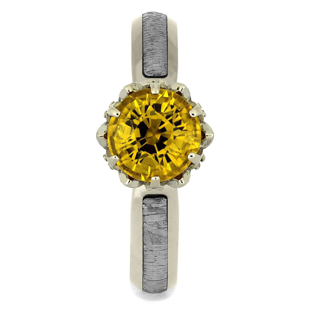 Yellow Sapphire Engagement Ring