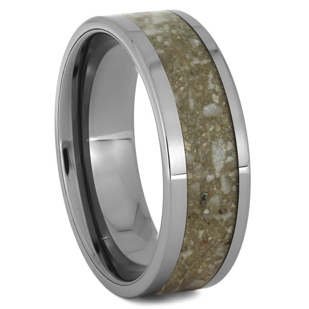 Simple, Titanium Memorial Ring With Ashes - Jewelry by Johan