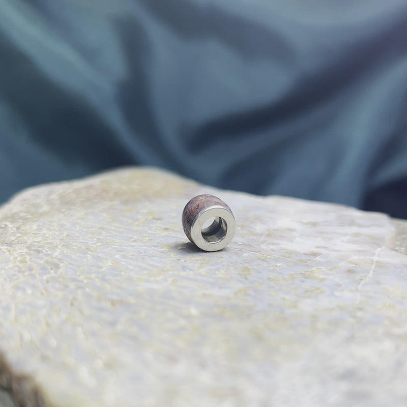 Dinosaur Fossil Charm Bead Bracelet