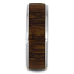 Simple Wood & Titanium Ring, 8mm Band - Jewelry by Johan