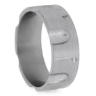 Revolver Ring, Titanium Band With Brushed Finish - Jewelry by Johan