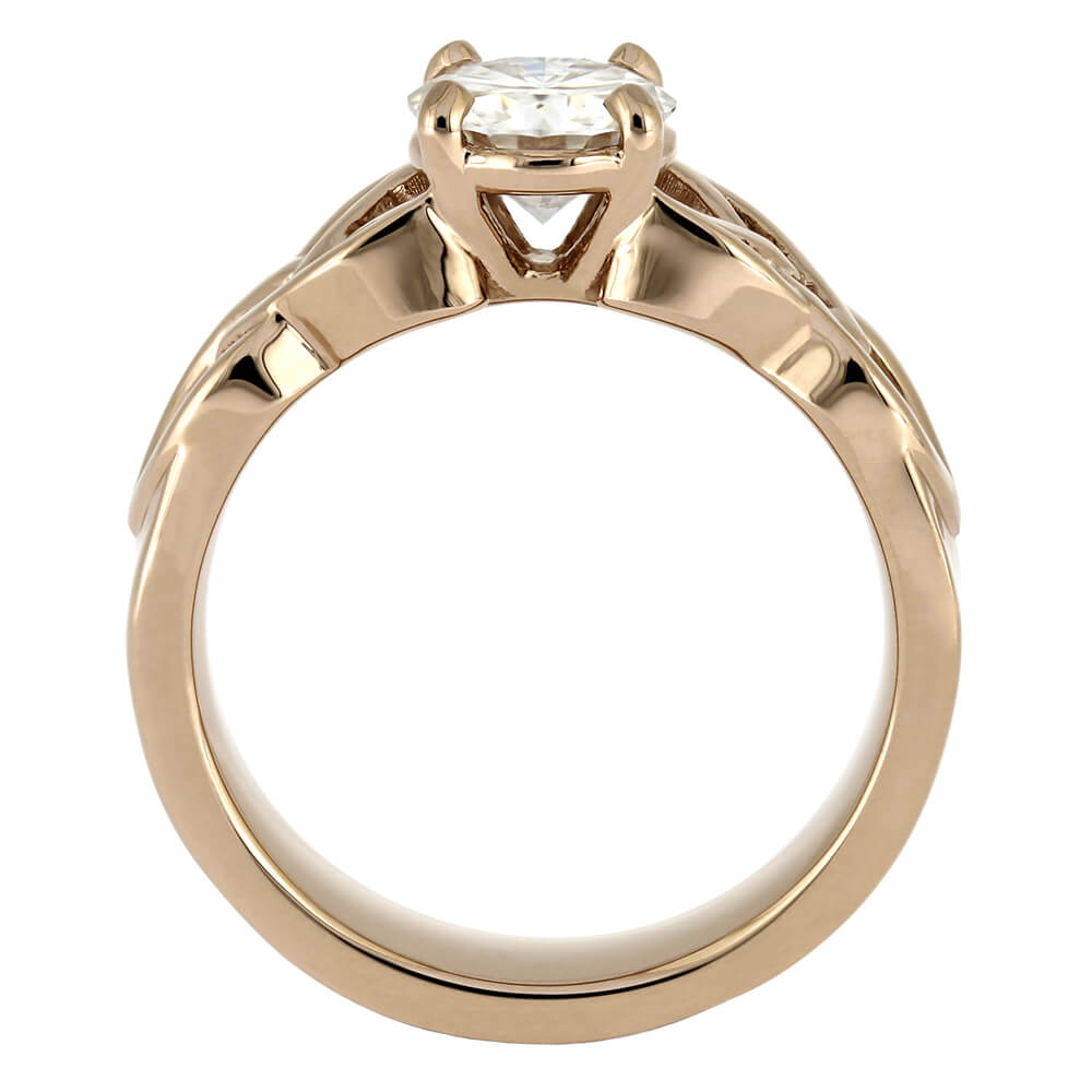 Solitaire Moissanite Engagement Ring