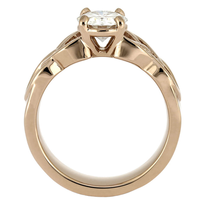 Solitaire Moissanite Engagement Ring