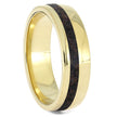 Crushed Dinosaur Bone Wedding Band