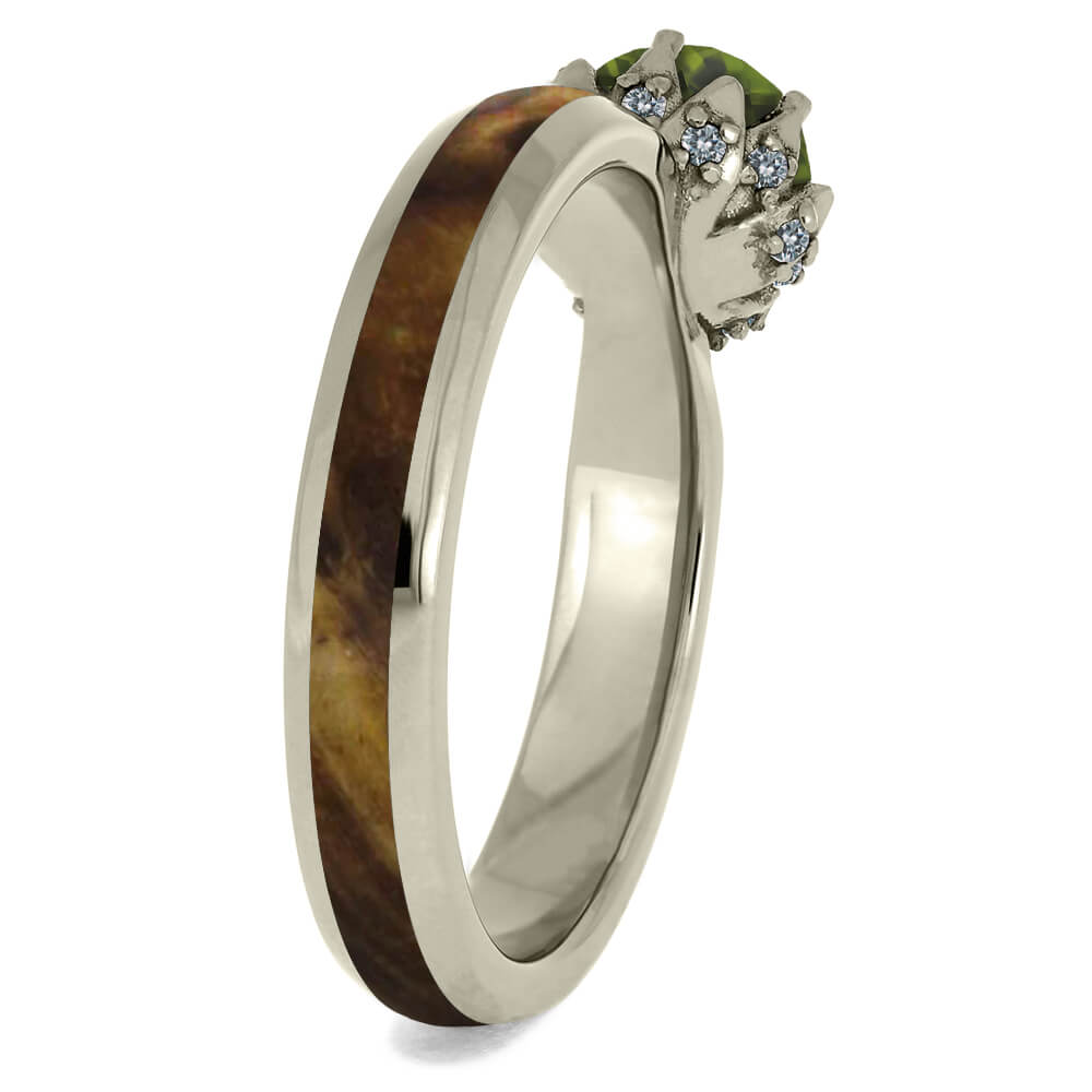 Lotus Style Engagement Ring