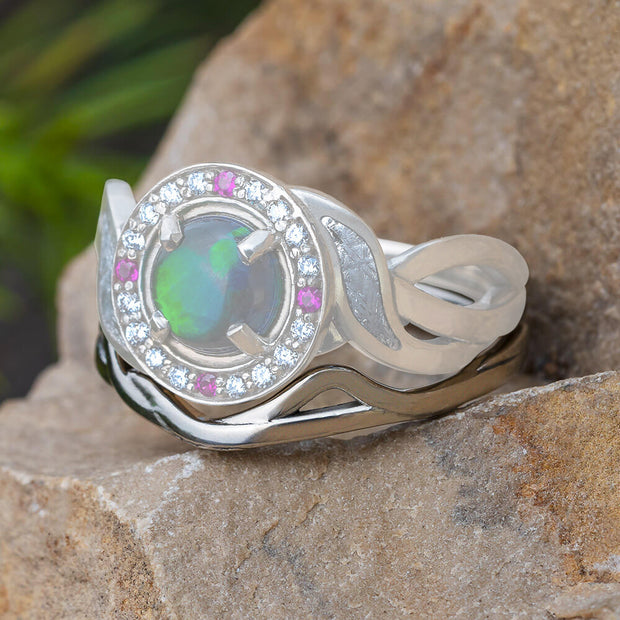 Custom, Vine Wedding Band In Gold or Platinum - JBJ