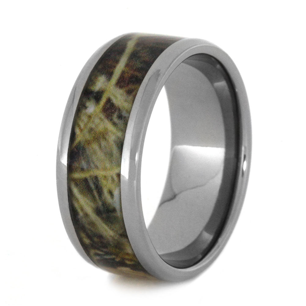 Titanium Wedding Band With Camouflage Ring-3130 - Jewelry by Johan