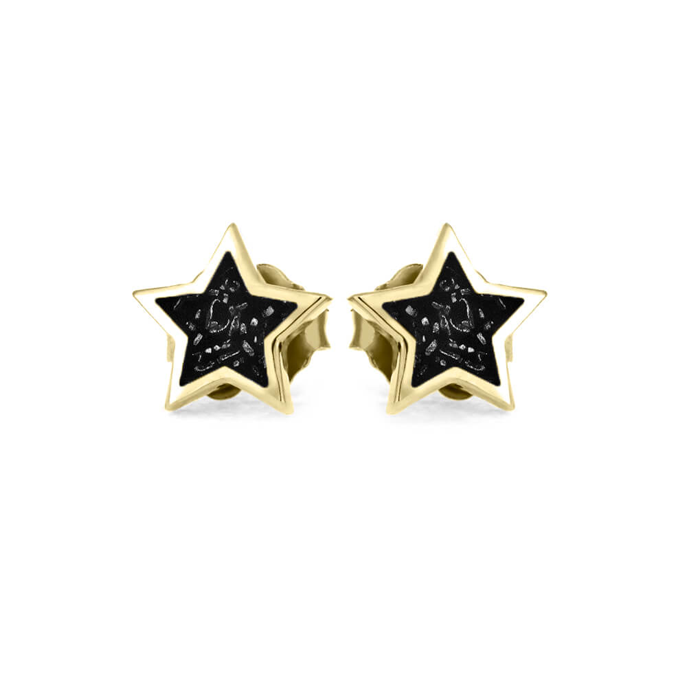 Stardust™ Stud Earrings In Yellow Gold