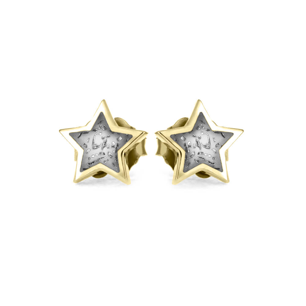 Stardust™ Stud Earrings In Yellow Gold