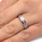 Women's Meteorite Wedding Band, Titanium Ring-3575 - Jewelry by Johan
