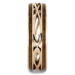 Rose Gold and Wood Wedding Bands