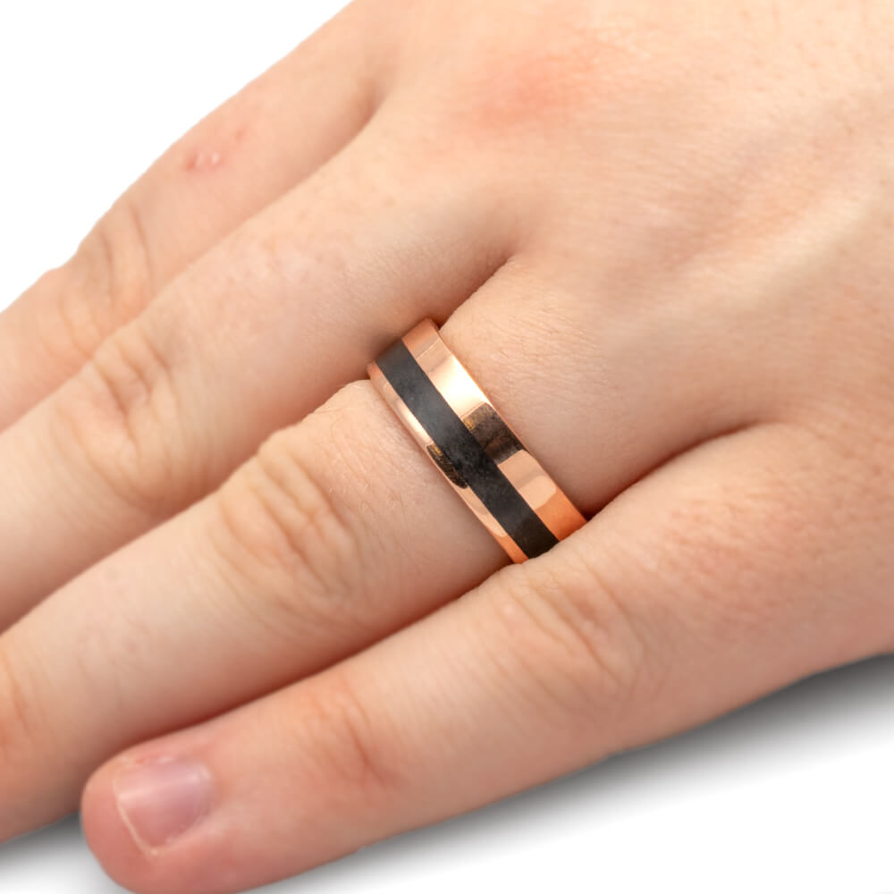 Black Obsidian Men's Gemstone Ring size 8.5