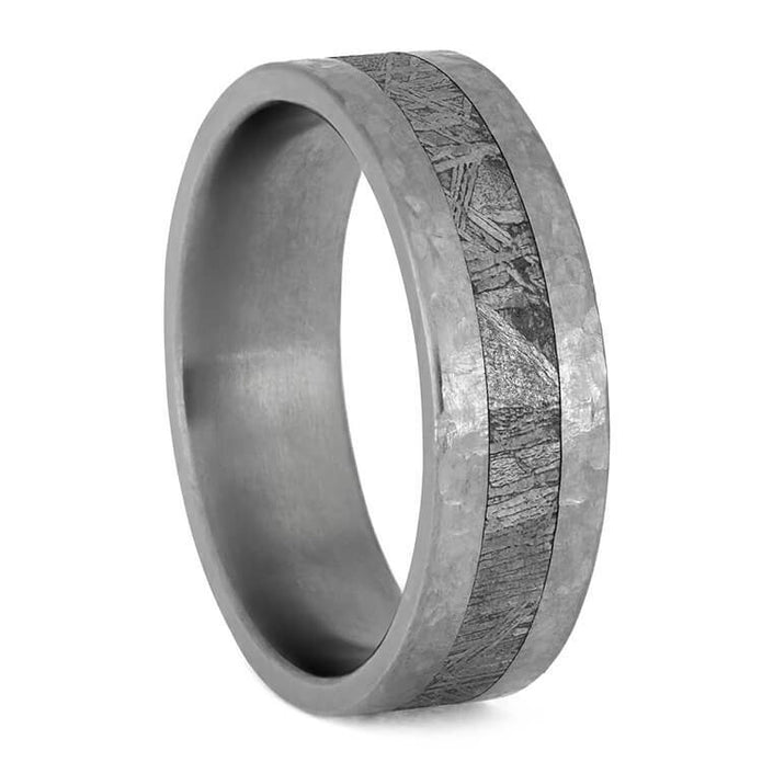 Meteorite Wedding Bands, Set of 5, Option 2-DBMETEO5B - Jewelry by Johan