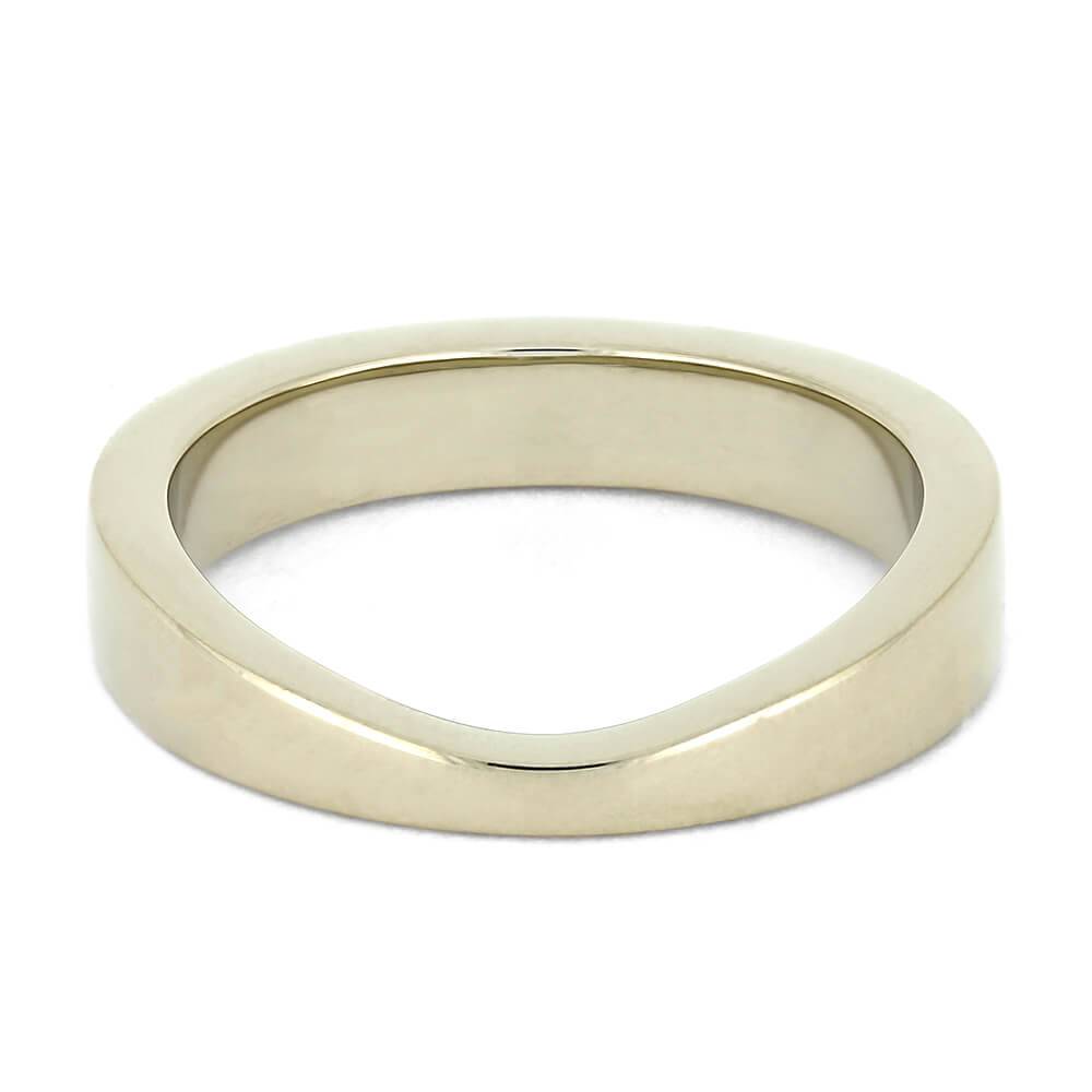 Custom Wood Shadow Band in White Gold-3744 - Jewelry by Johan