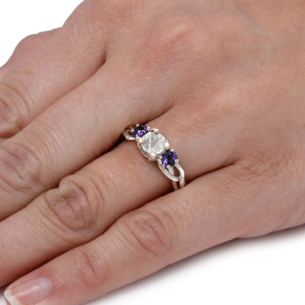 Amethyst Engagement Ring