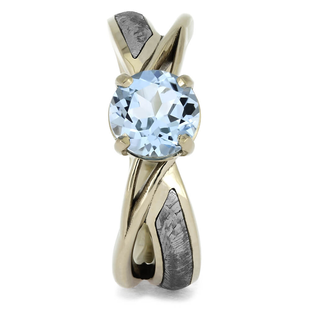 Blue Topaz Engagement Rings