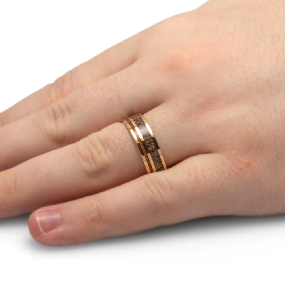 Deer Antler and Whiskey Ring